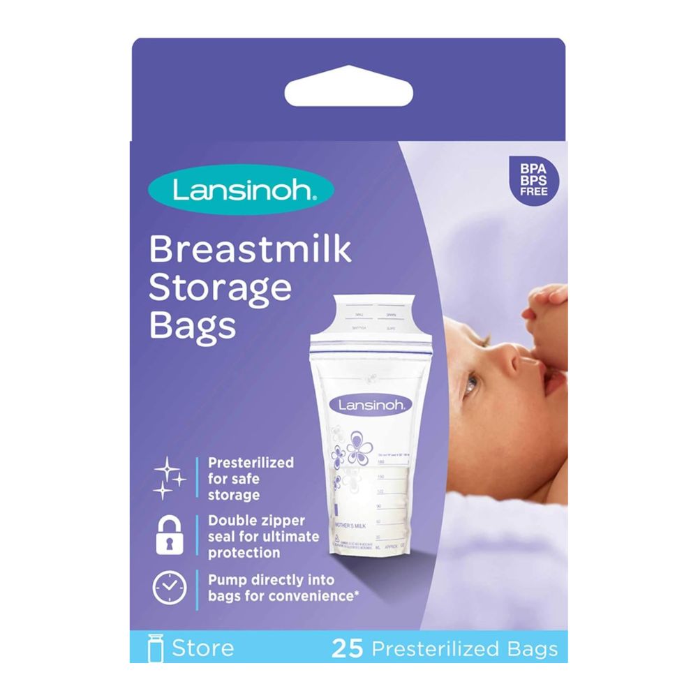 Lansinoh Breastmilk Storage Bags (Pack of 25)