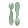 Mini Utensils for Toddlers (Spoon & Fork) - Sage