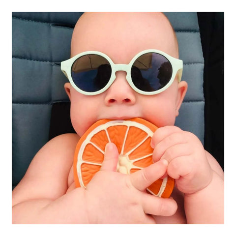 The Orange Natural Rubber Teether