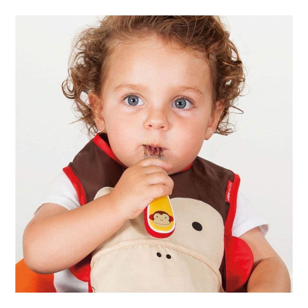 Zoo Utensils Fork & Spoon - Monkey