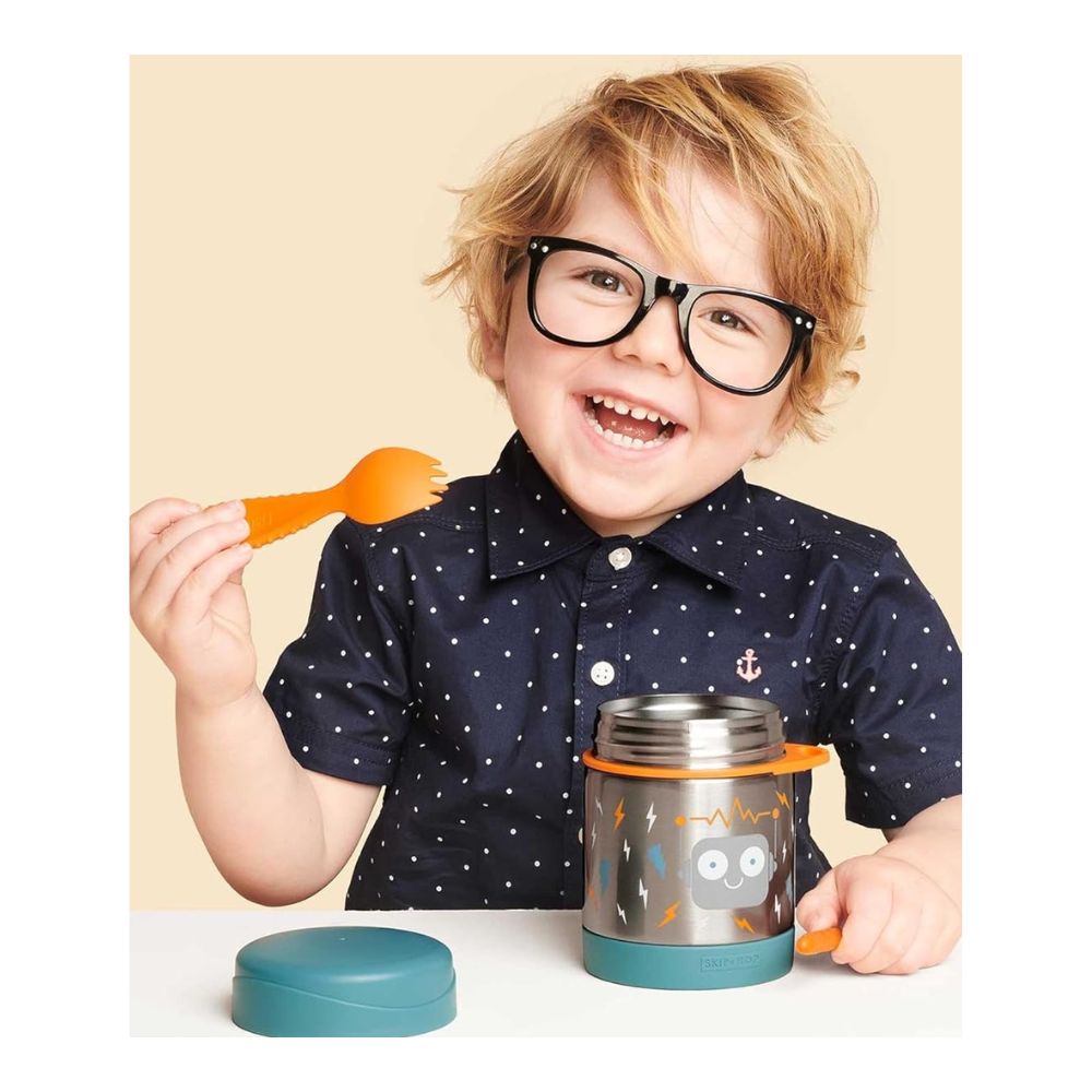 Spark Style Insulated Food Jar - 325ml - Robot