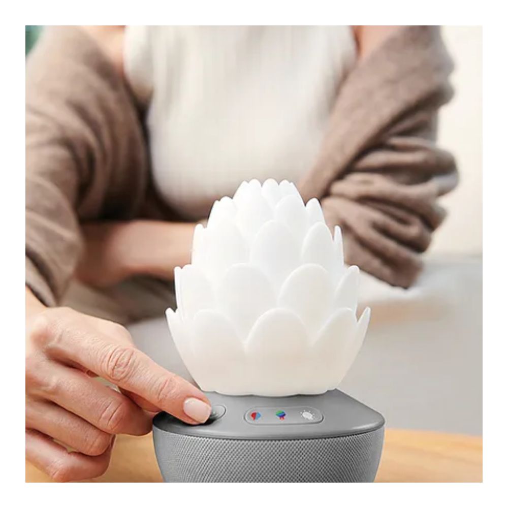 Bed Time Terra Cry-Activated Soother - White