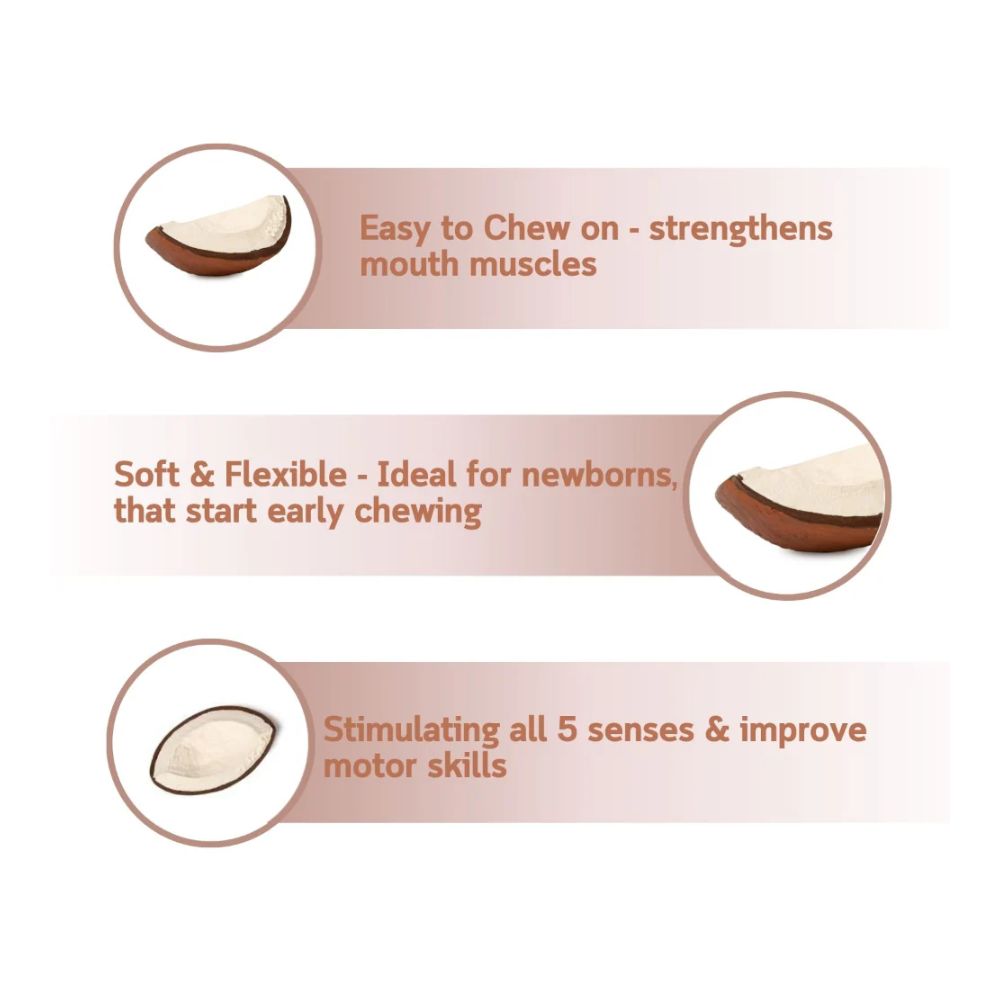 Coco The Coconut Natural Rubber Teether