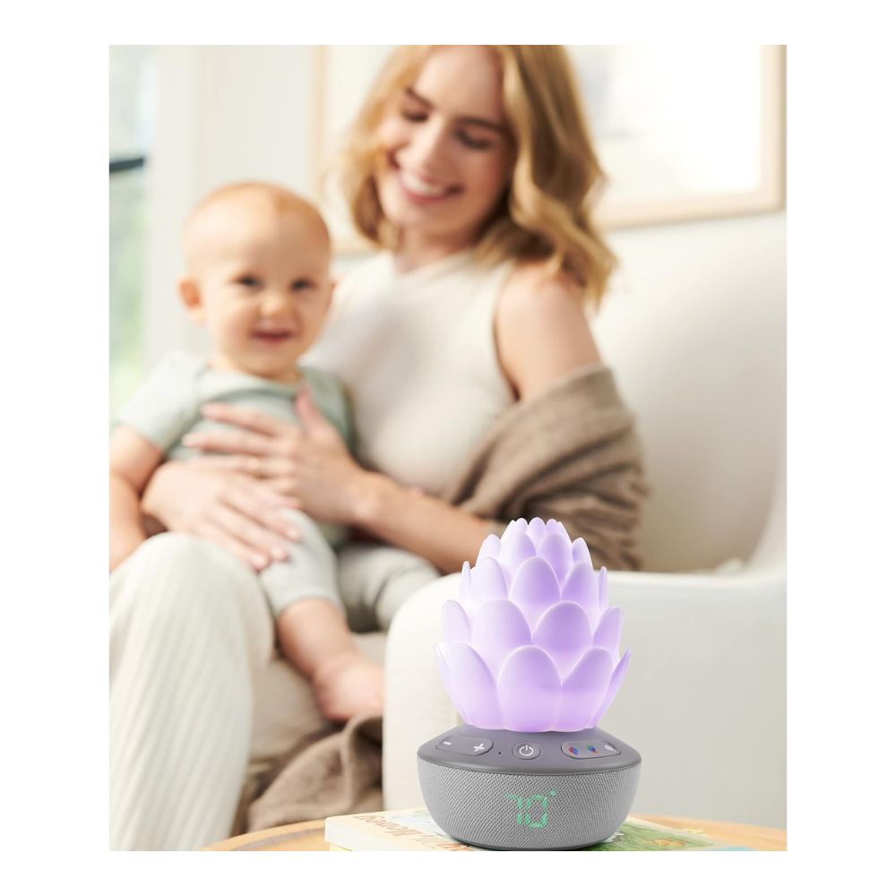 Bed Time Terra Cry-Activated Soother - White