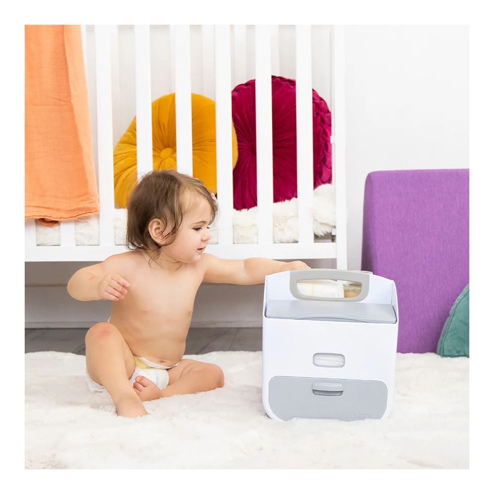 Diaper Caddy- Grey