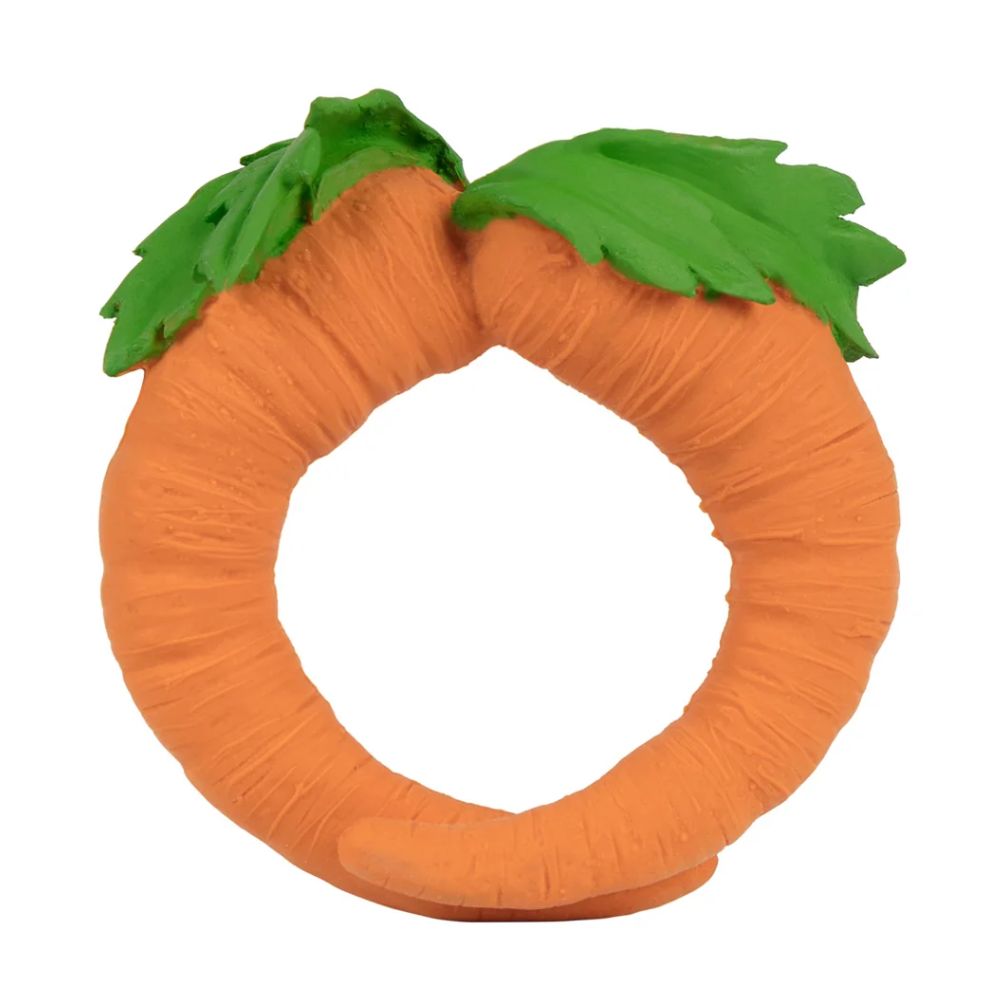 Cathy The Carrot Natural Rubber Teether