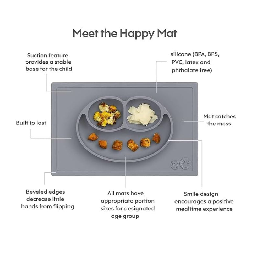 Happy Mat for Toddlers - Gray