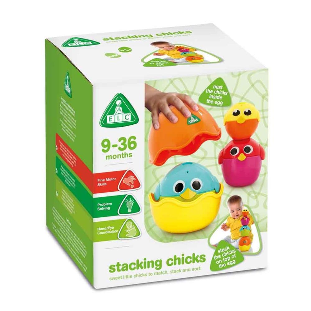 Elc Stacking Chicks Multicolour 9M+