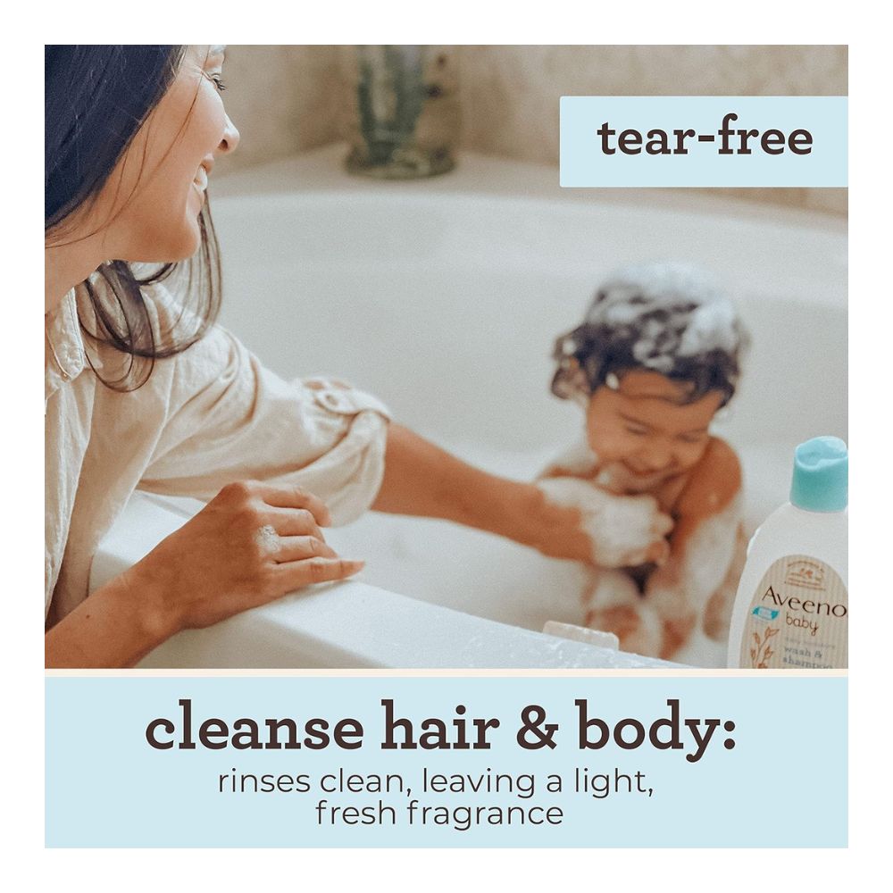 Baby Daily Moisture Wash & Shampoo - 354 ml