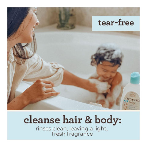 Baby Daily Moisture Wash & Shampoo - 976 ml