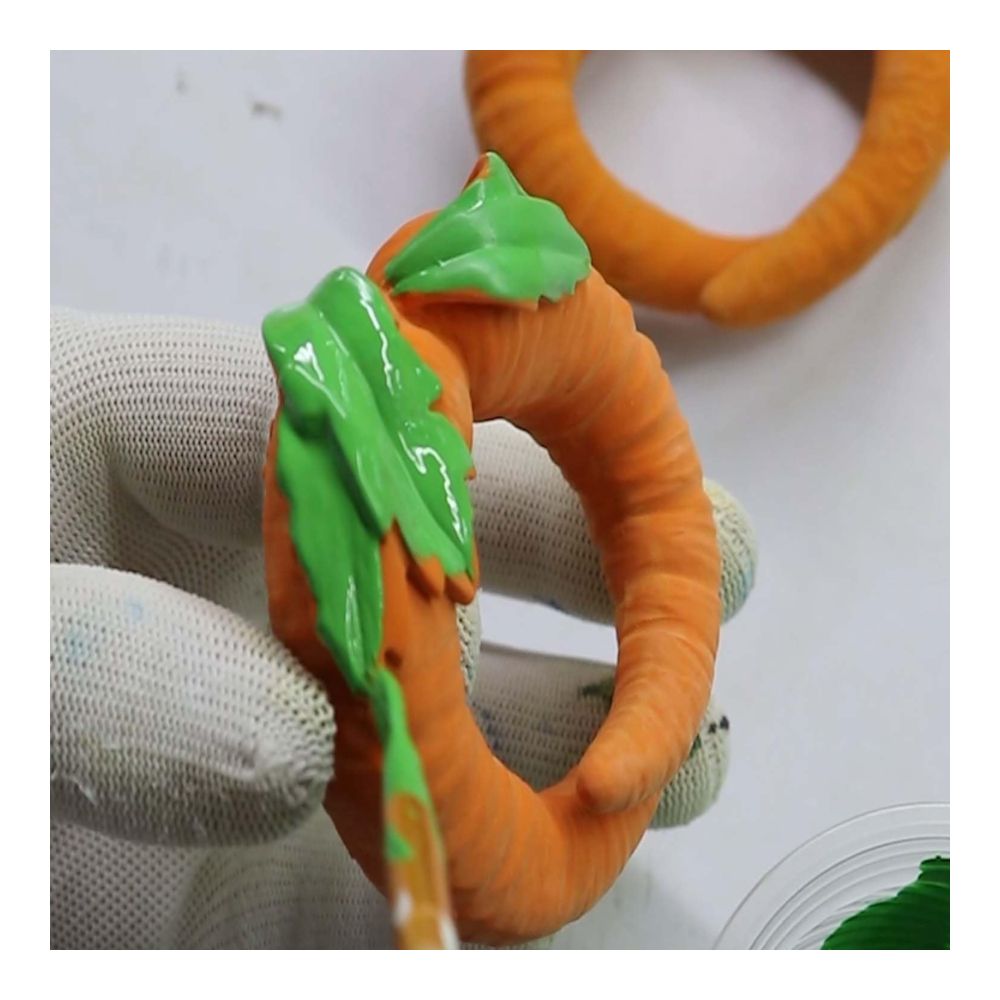 Cathy The Carrot Natural Rubber Teether