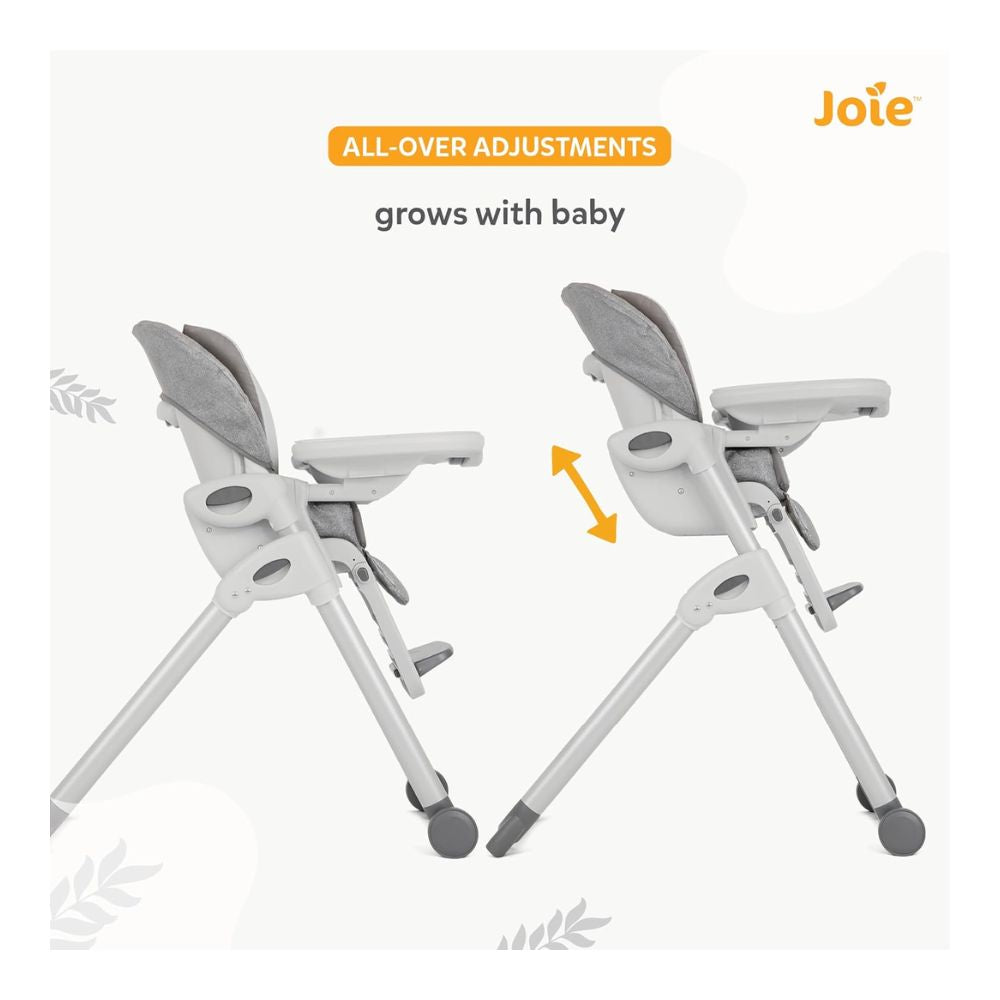 Mimzy Recline High Chair - Elephant Duo