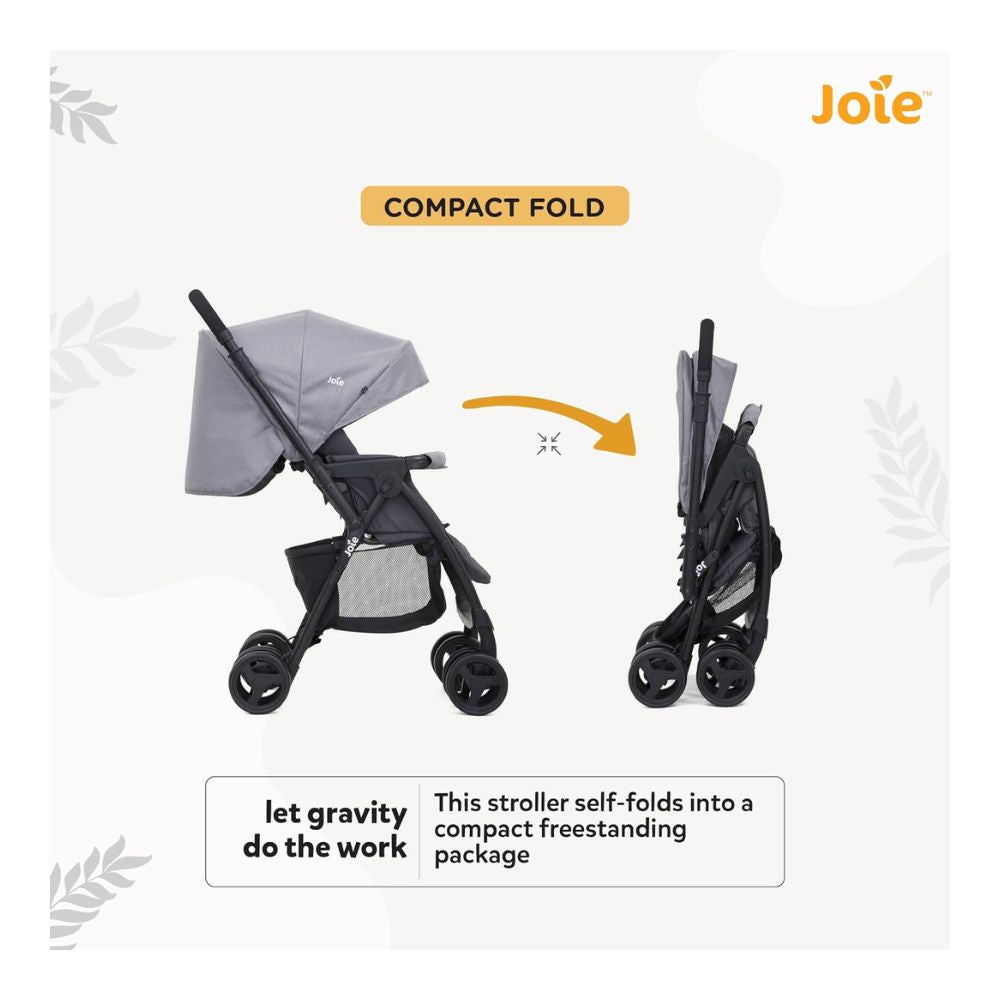 Mirus Reversible Handle Stroller - Dark Pewter