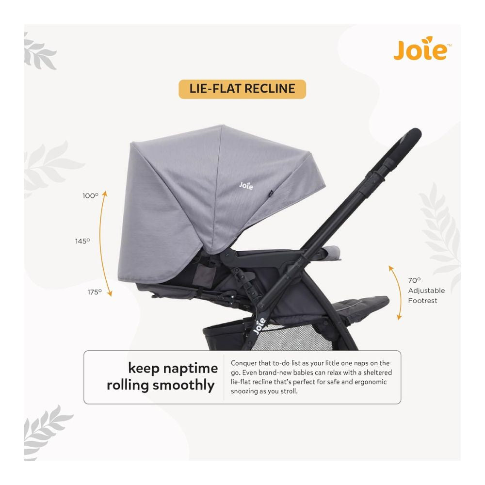 Mirus Reversible Handle Stroller - Dark Pewter