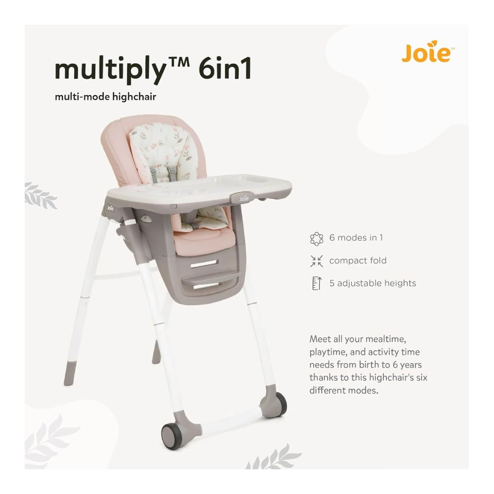 Multiply 6 In 1 High Chair - Flowers Forever