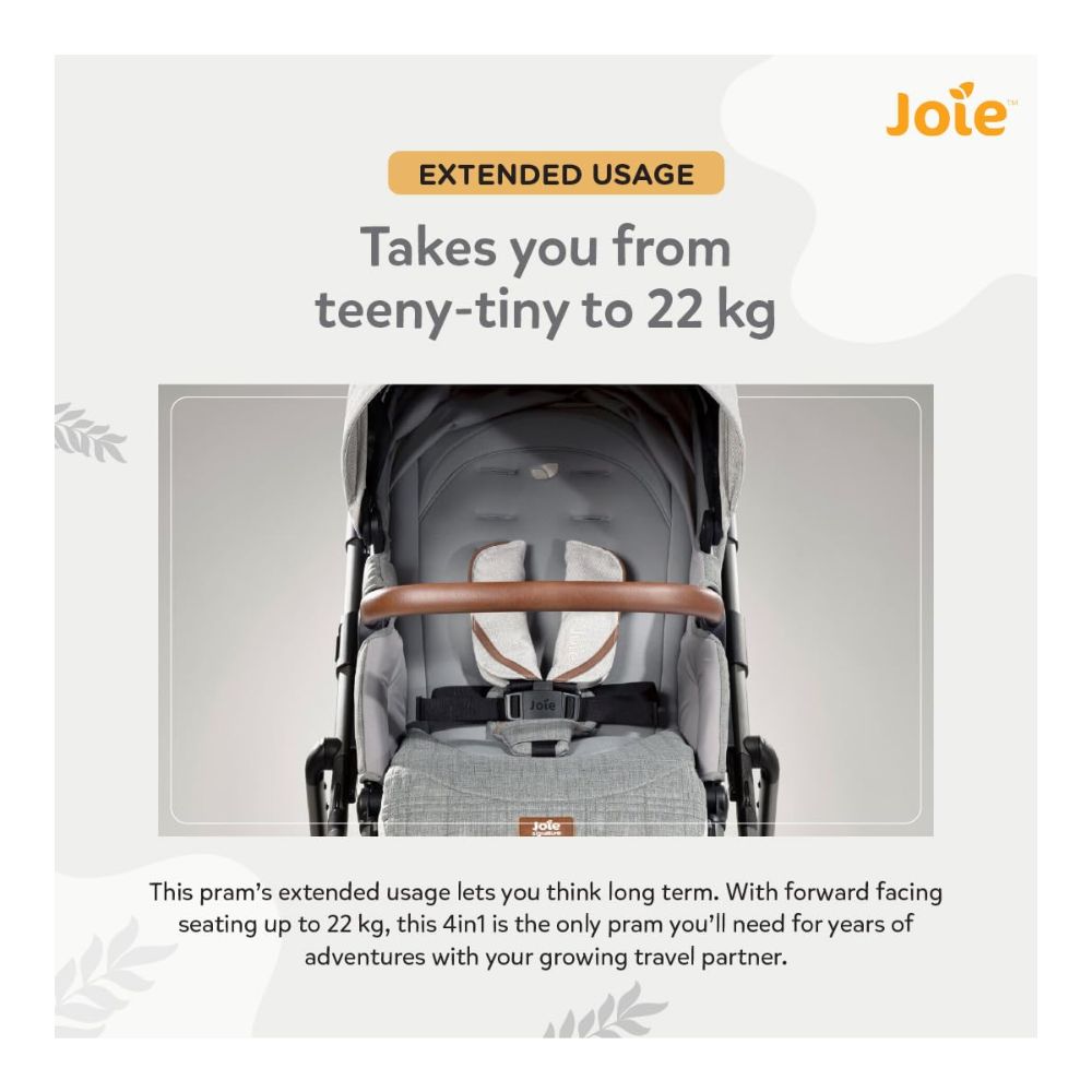 Aeria S Baby Stroller - Carbon