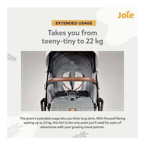 Aeria S Baby Stroller - Carbon