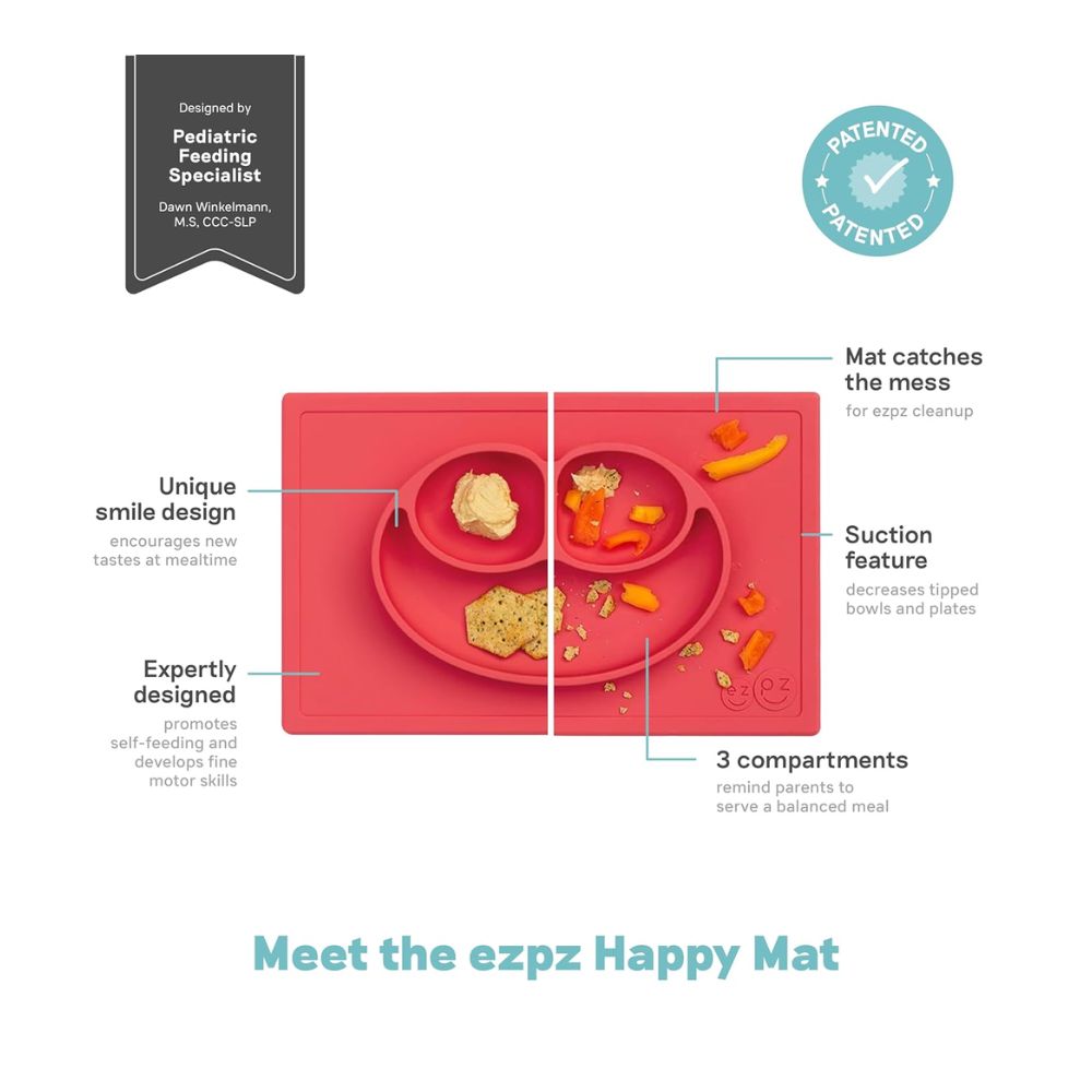 Happy Mat for Toddlers - Coral