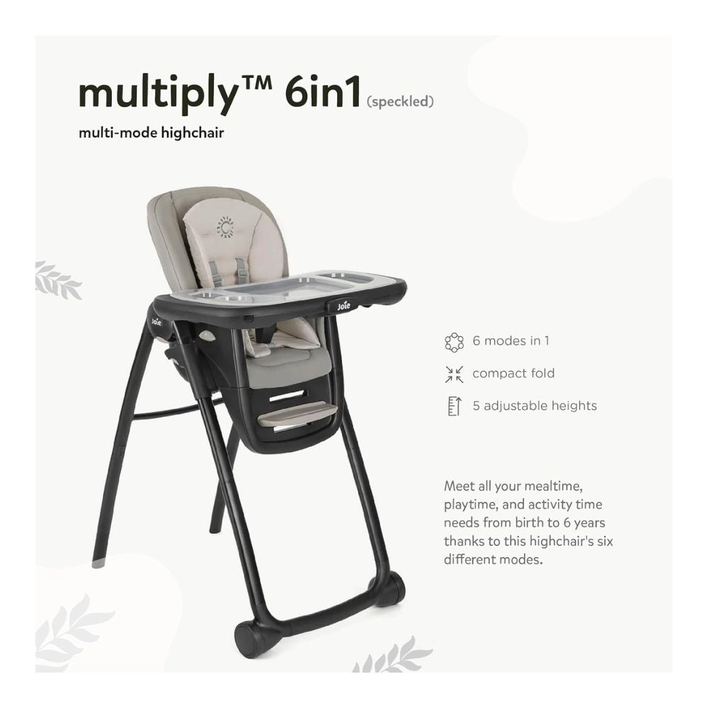 Multiply 6 In 1 High Chair - Speckled