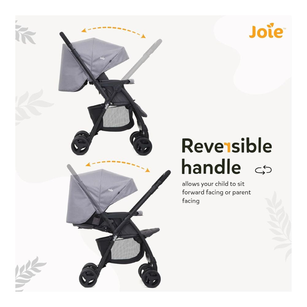 Mirus Reversible Handle Stroller - Dark Pewter