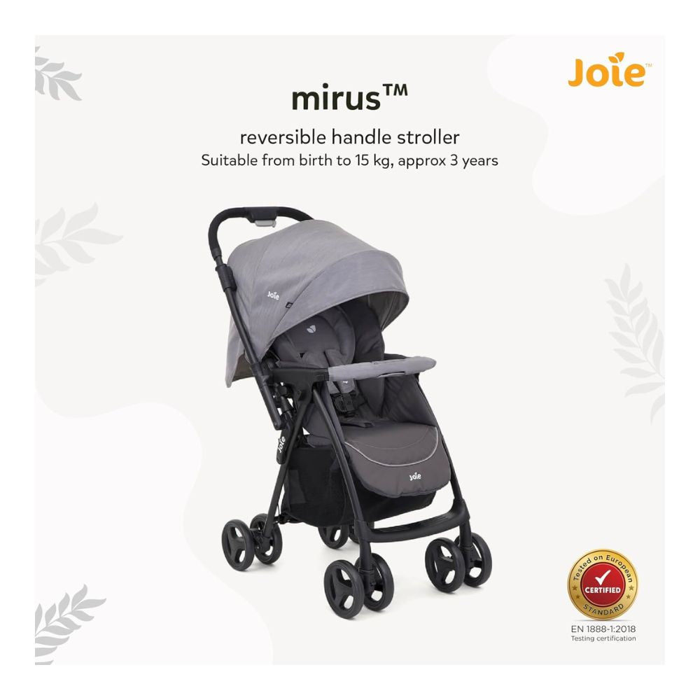 Mirus Reversible Handle Stroller - Dark Pewter