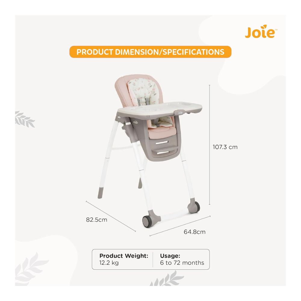 Multiply 6 In 1 High Chair - Flowers Forever