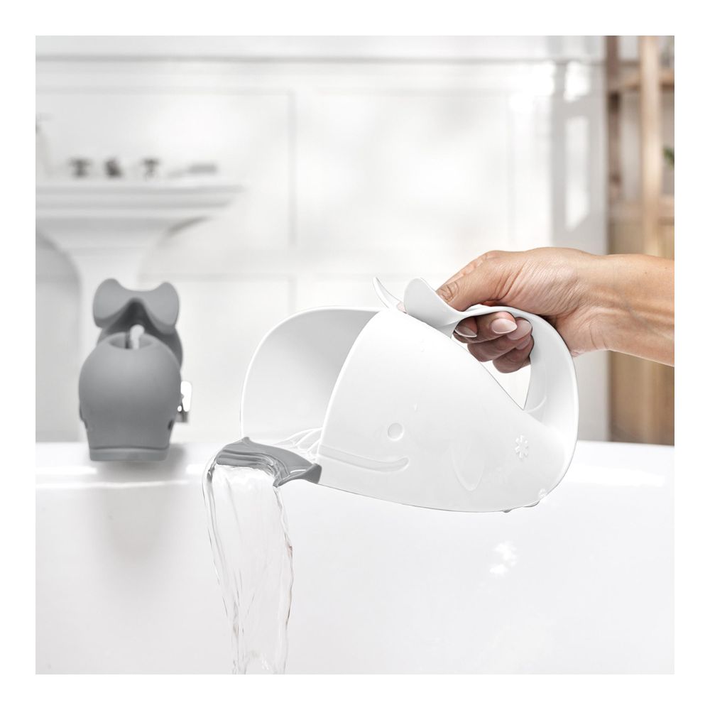 Moby Waterfall Bath Rinser - White