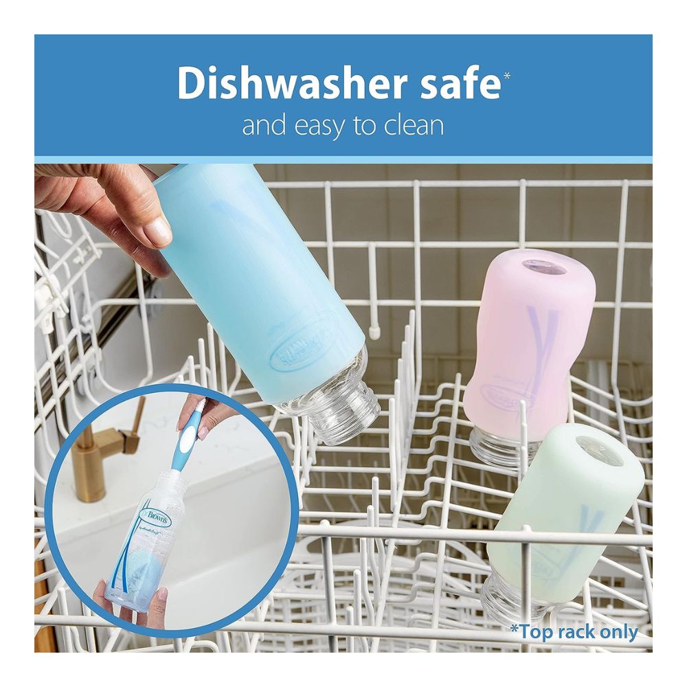 Anti-Colic Options+ Narrow-Neck Glass Feeding Bottle - 120 ml