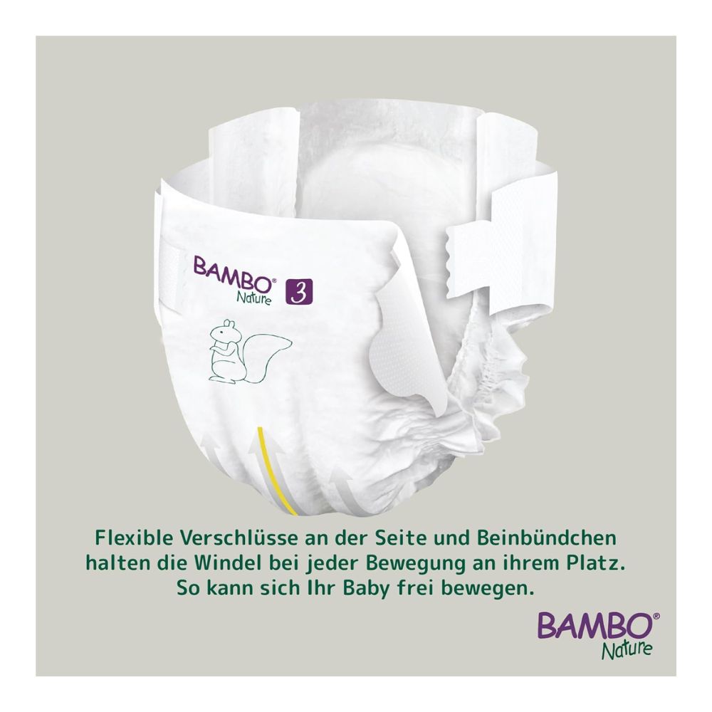 Tape Diapers Medium Size - 52 Pieces