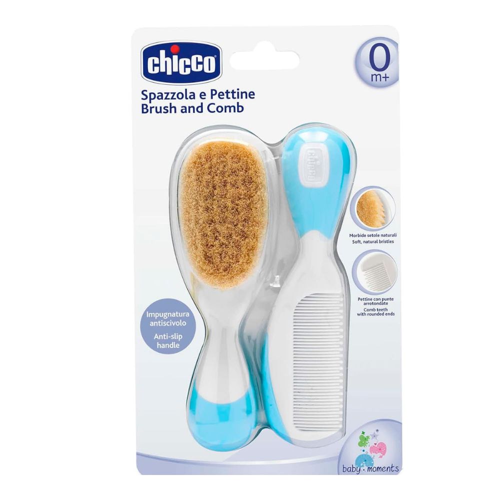 Chicco Brush And Comb - Blue