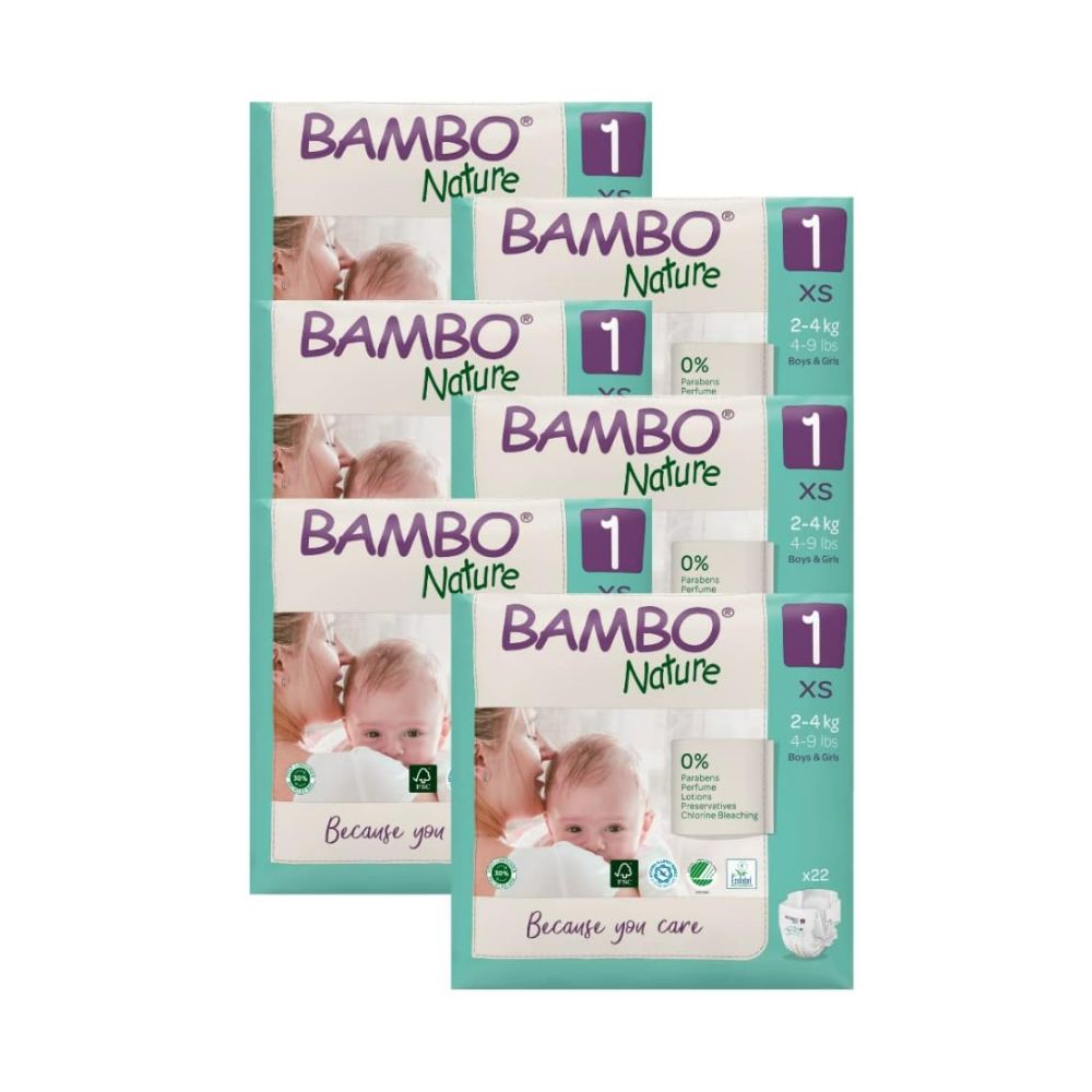 Skin Friendly Tape Diapers - Monthly Box - Size 1