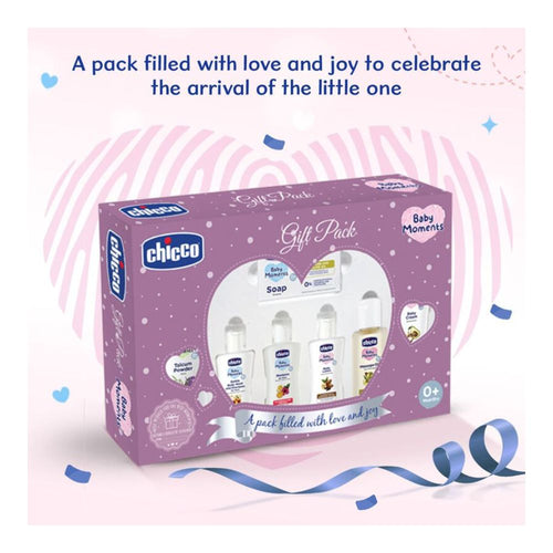 Baby Caring Purple New Born Gift Set-Pack Of 7-Gift For Baby Shower & Baby Birthday- Purple