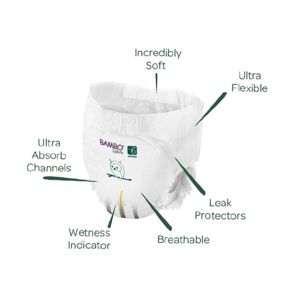 Skin Friendly Pant Style Diapers - Monthly Box - Size 6
