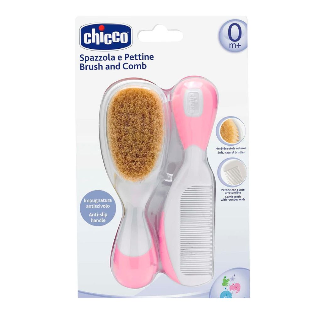 Chicco Brush And Comb - Pink