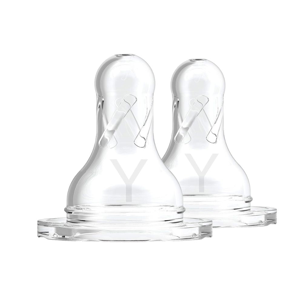 Y-Cut Silicone Narrow Nipple 2-Pack