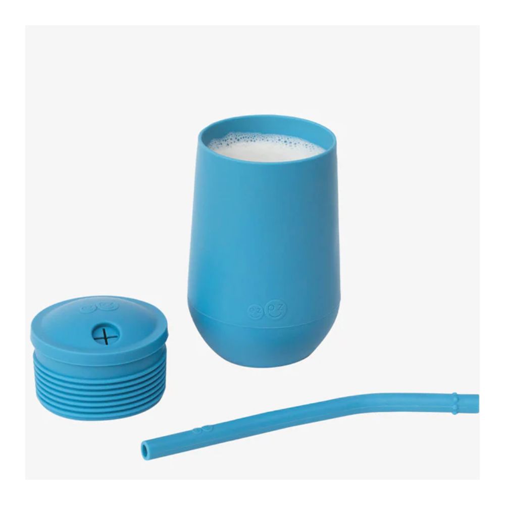 Happy Cup + Straw System for Preschoolers - Blue