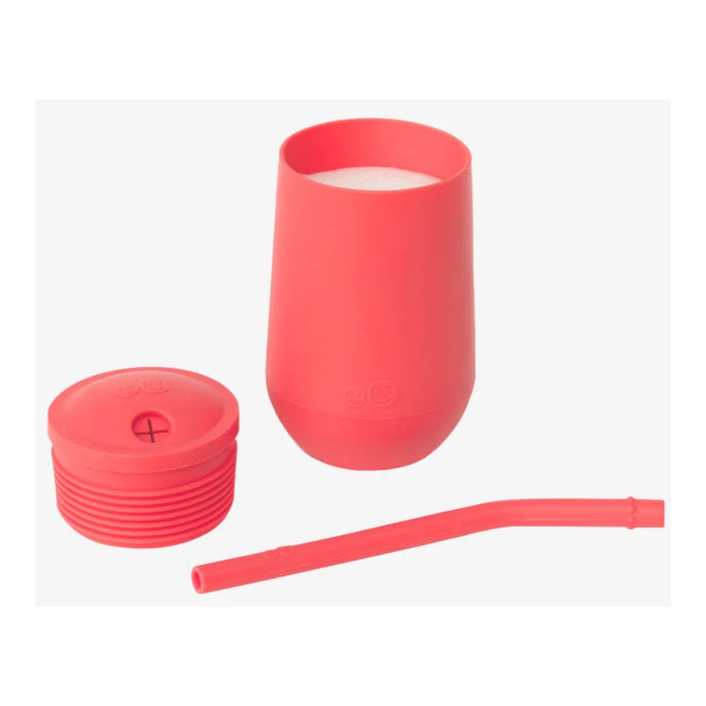 Happy Cup + Straw System for Preschoolers - Coral