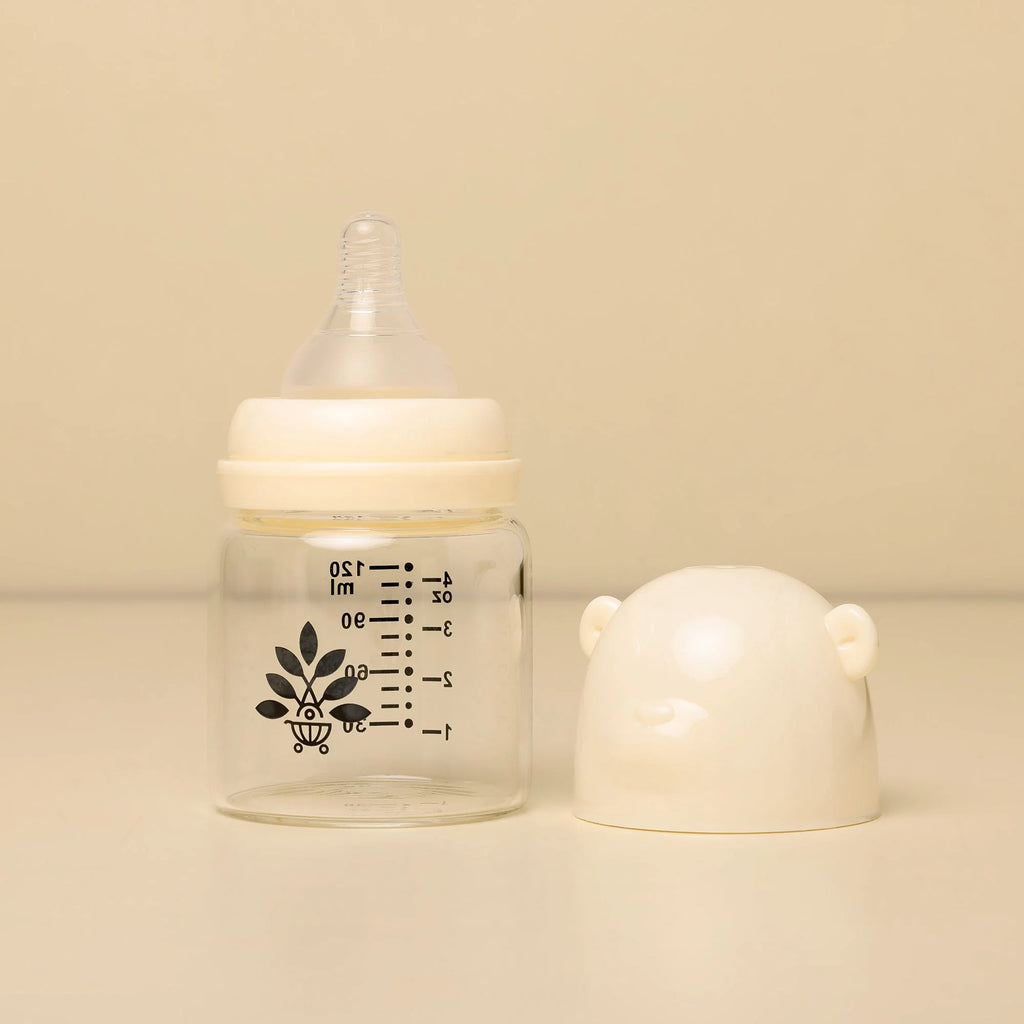 Glass Feeding Bottle Palan Poshan 4Oz 120Ml