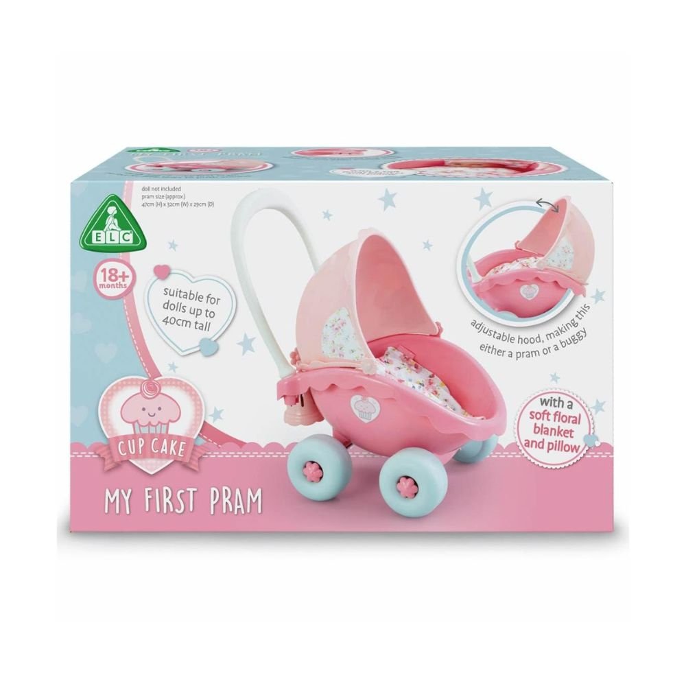 Elc Cupcake My First Pram Multicolour 18M+