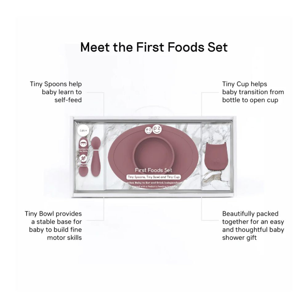 First Foods Set - Mauve