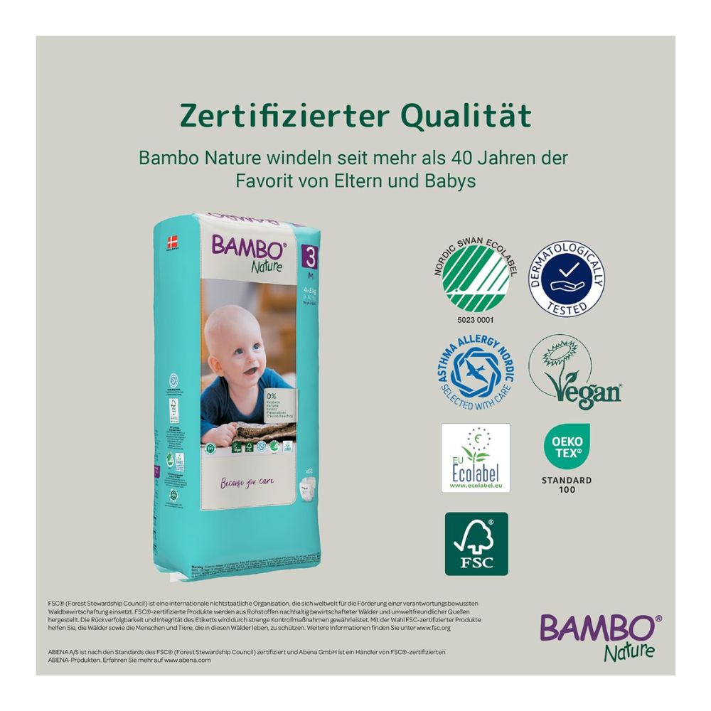 Tape Diapers Medium Size - 52 Pieces