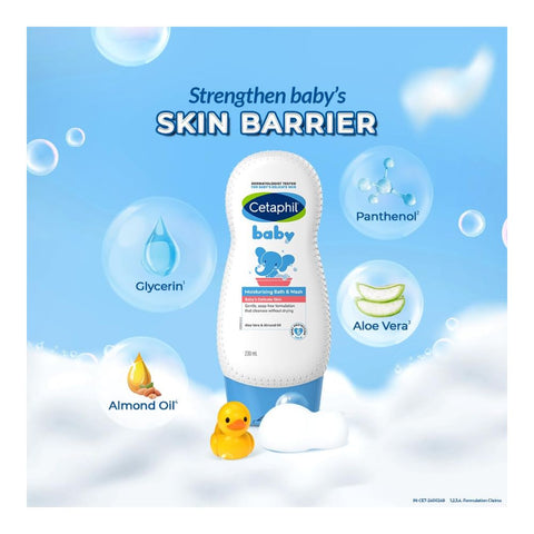 Cetaphil Baby Moisturising Bath & Wash (230ml)