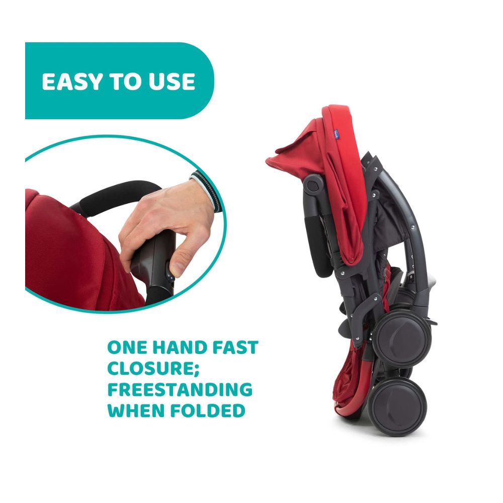 Simplicity Plus Stroller - Scarlet Red
