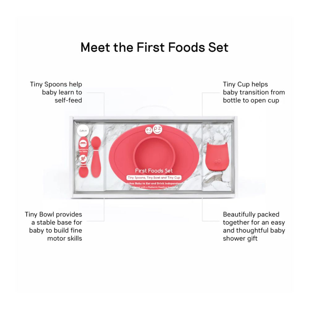 First Foods Set - Coral