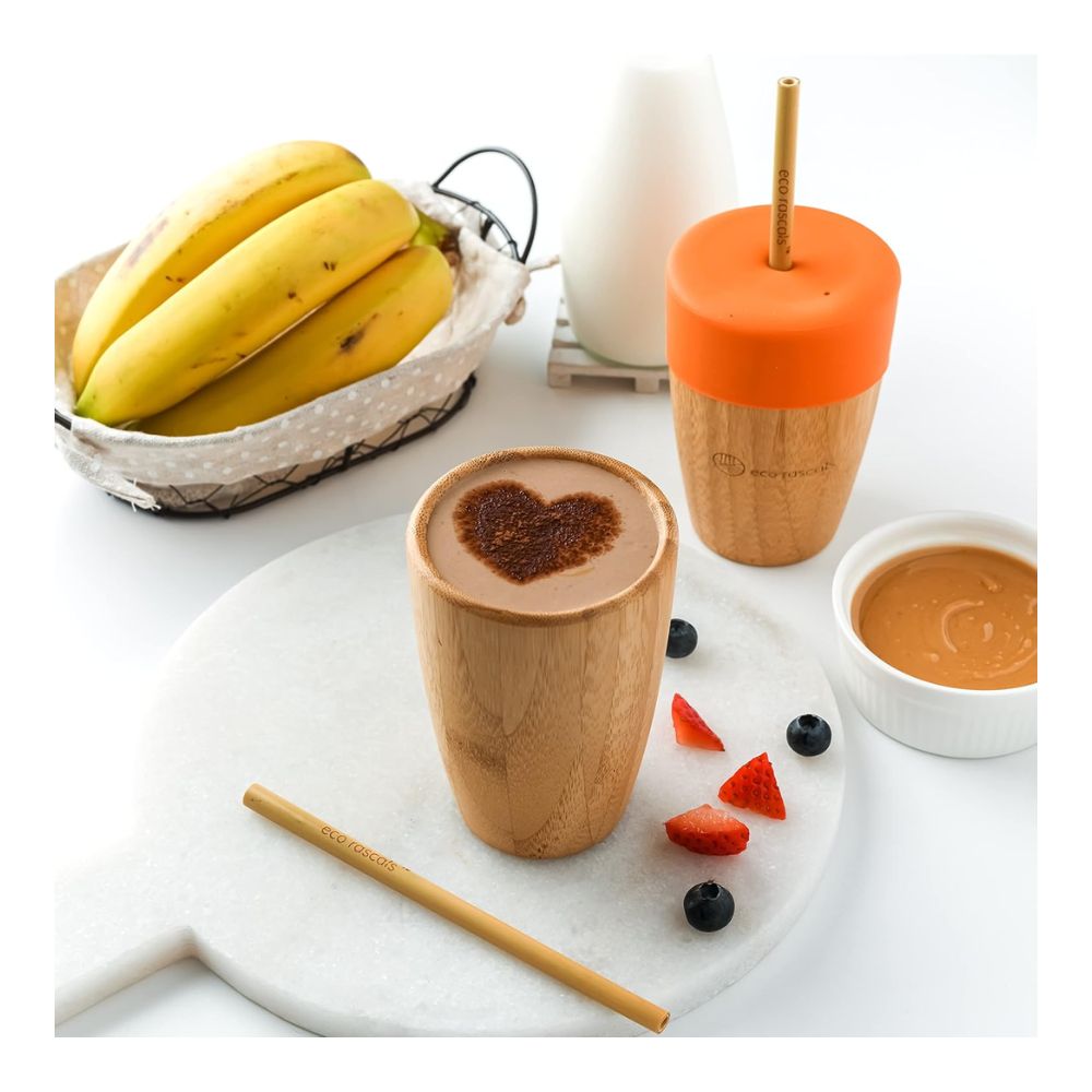 Bamboo Big Cup - 210 ml -Orange