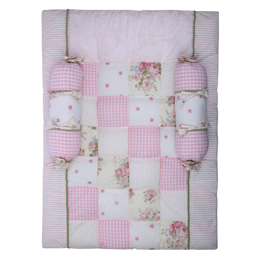 Abracadabra Gadda Set With Two Bolsters - Vintage