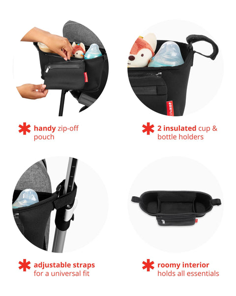 Skip Hop Grab & Go Stroller Organizer - Heather Gray