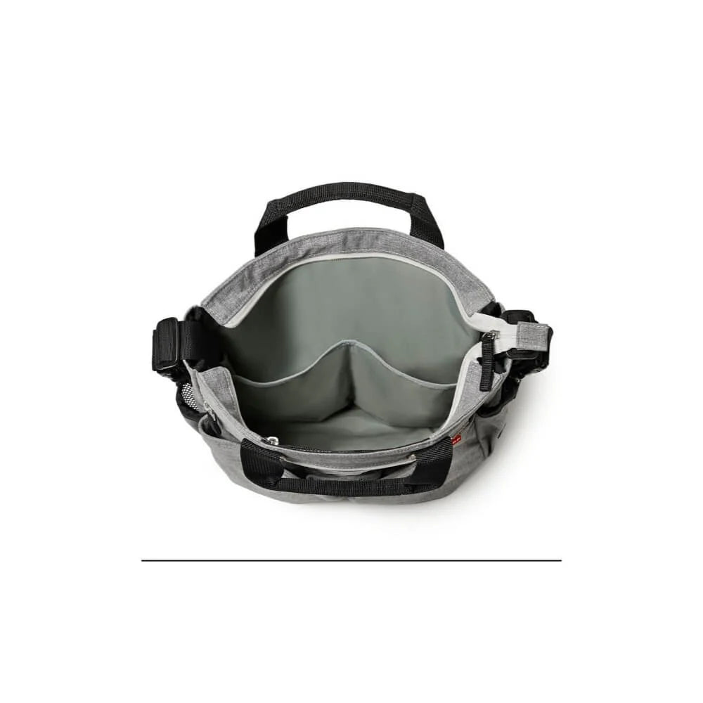 Duo Signature Diaper Bag- Grey Melange