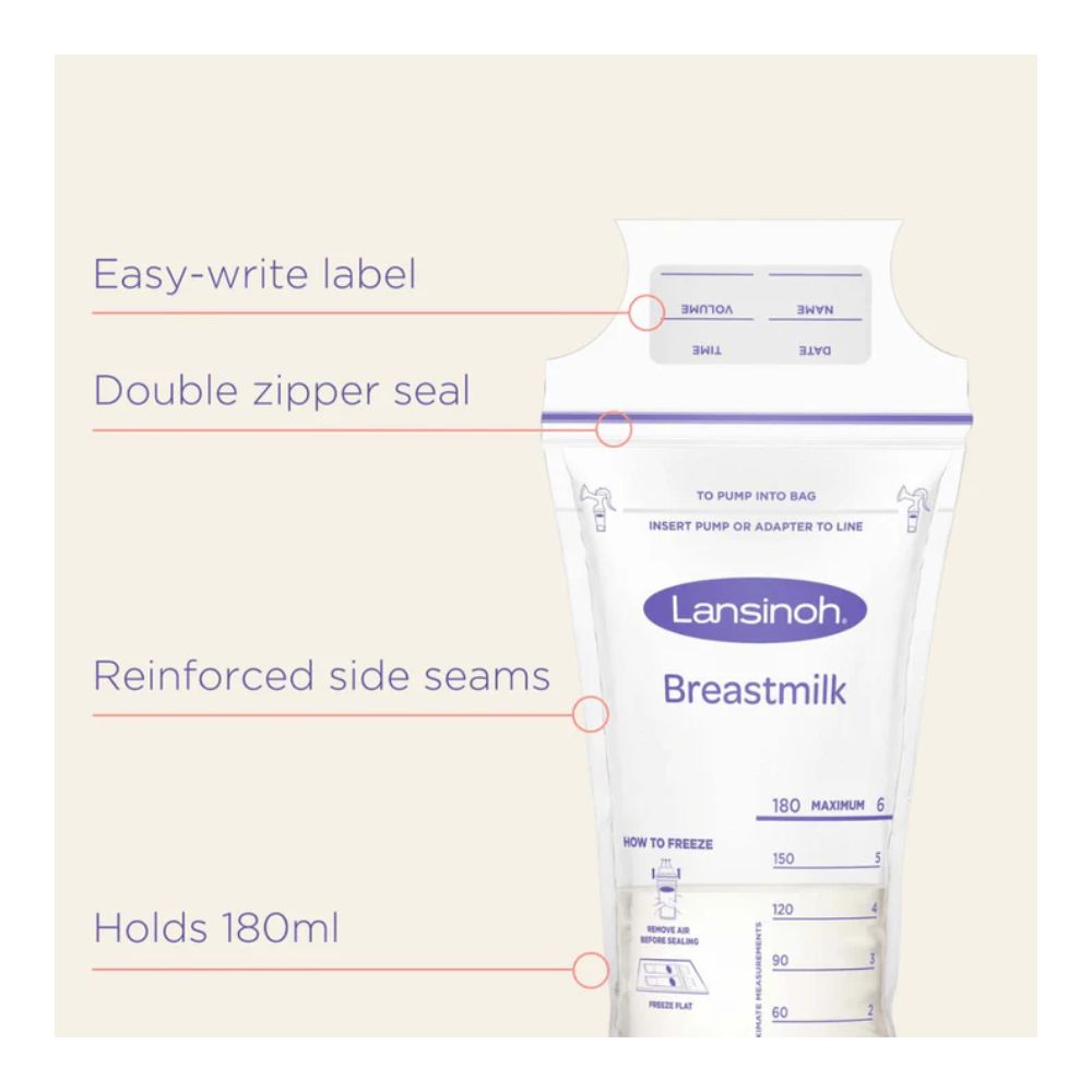 Lansinoh Breastmilk Storage Bags (Pack of 25)