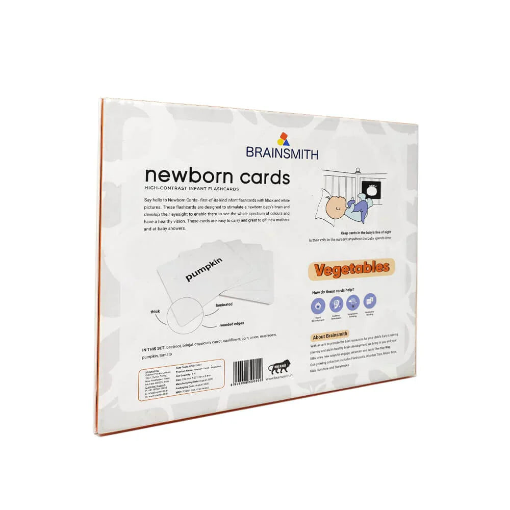 Brainsmith Vegetables Newborn Cards